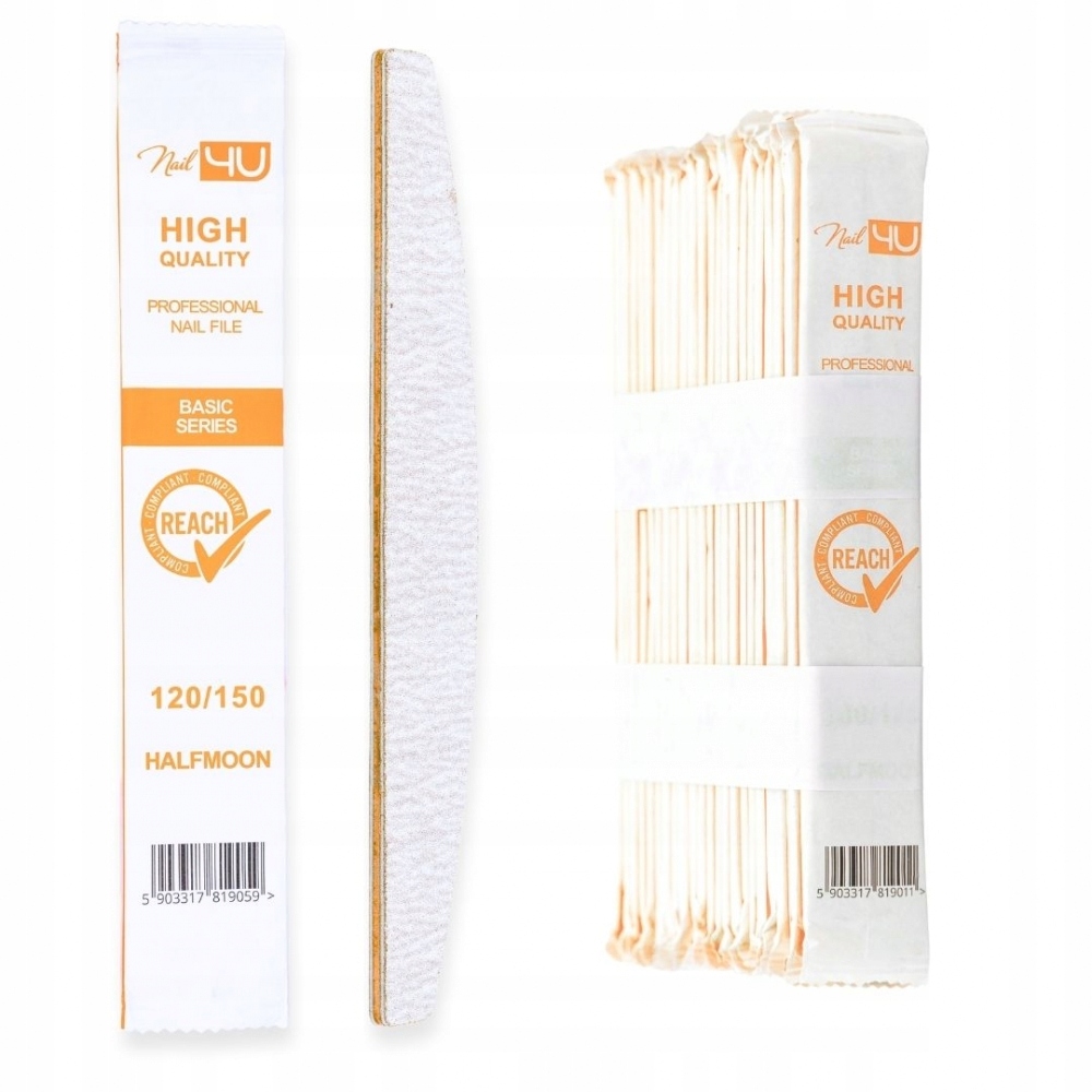 Pilniki łódka Nail4U 120/150 100 szt