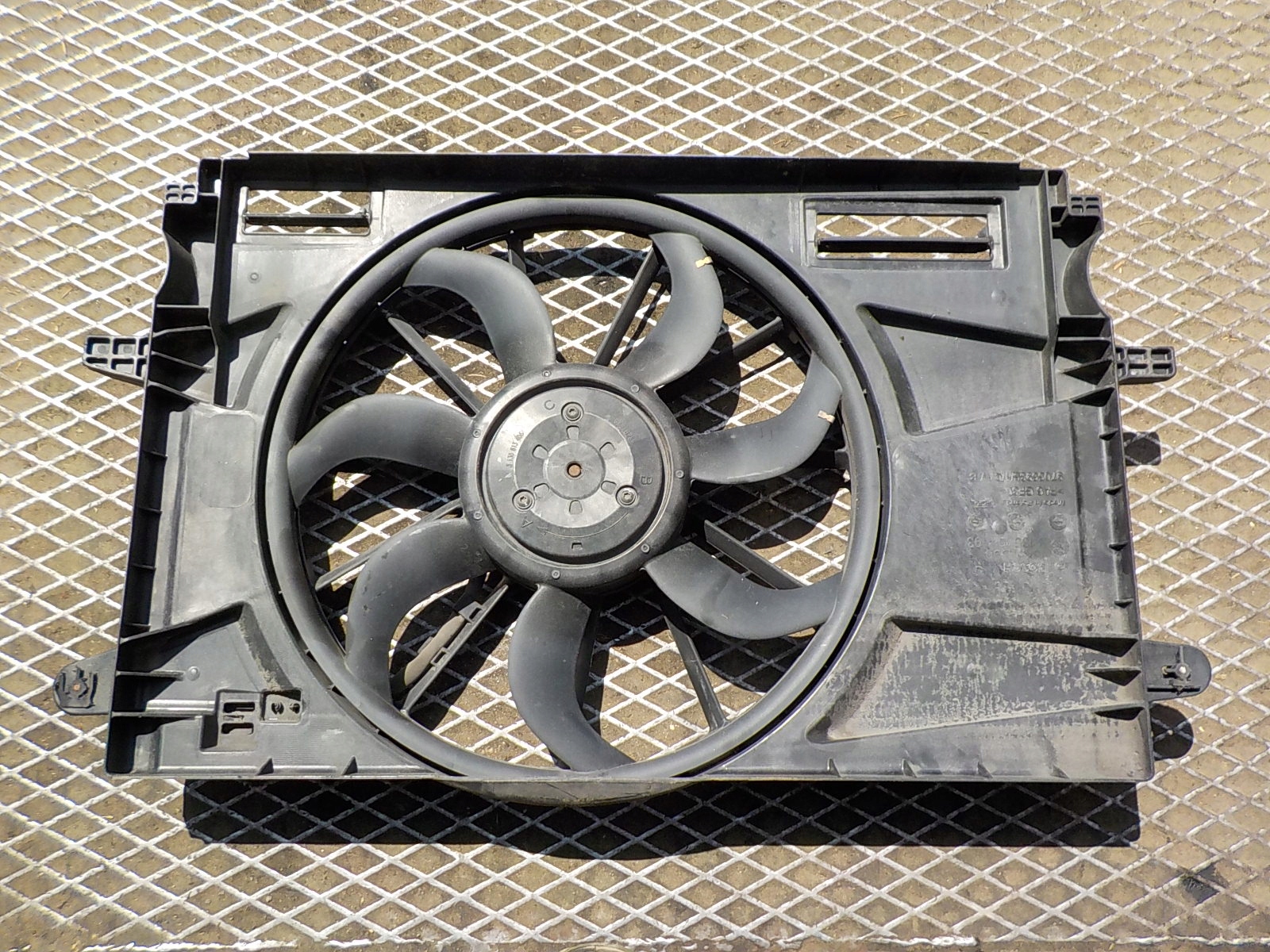 OPEL ASTRA K 1.4 TB fan module radiator 39012567 0130708435