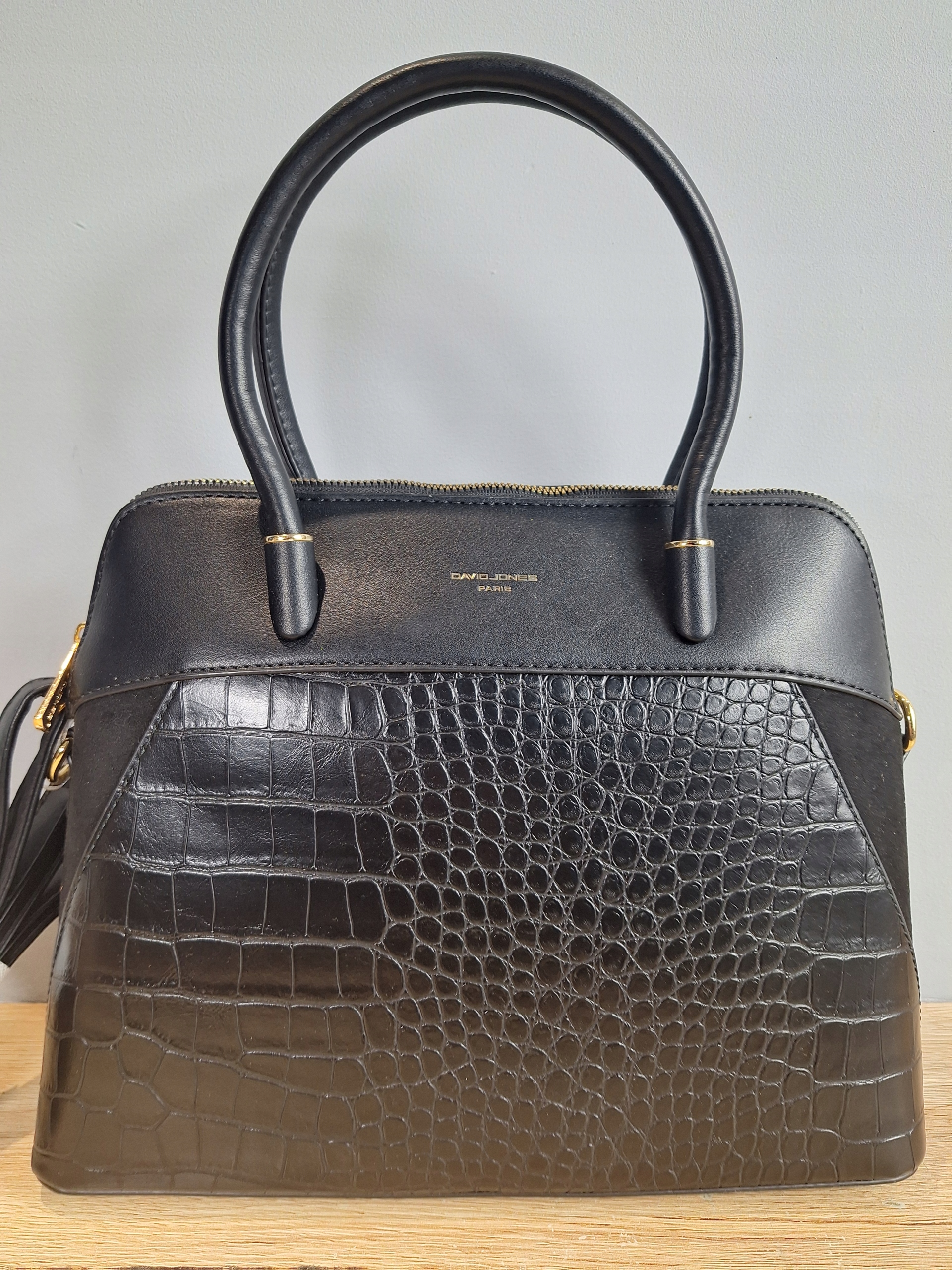 Kuferek DAVID JONES torebka CZARNA matowa DJ Marka inna