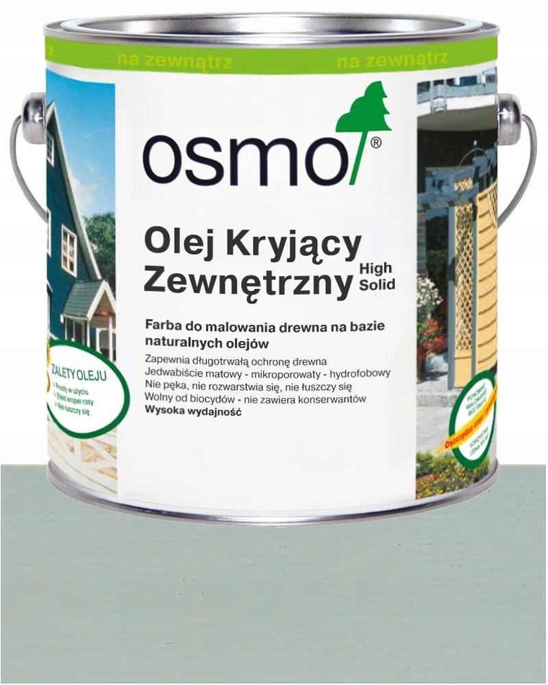 Osmo Vnější krycí olej pro fasády oken nábytku 2735 Světle Šedý 0,75 l
