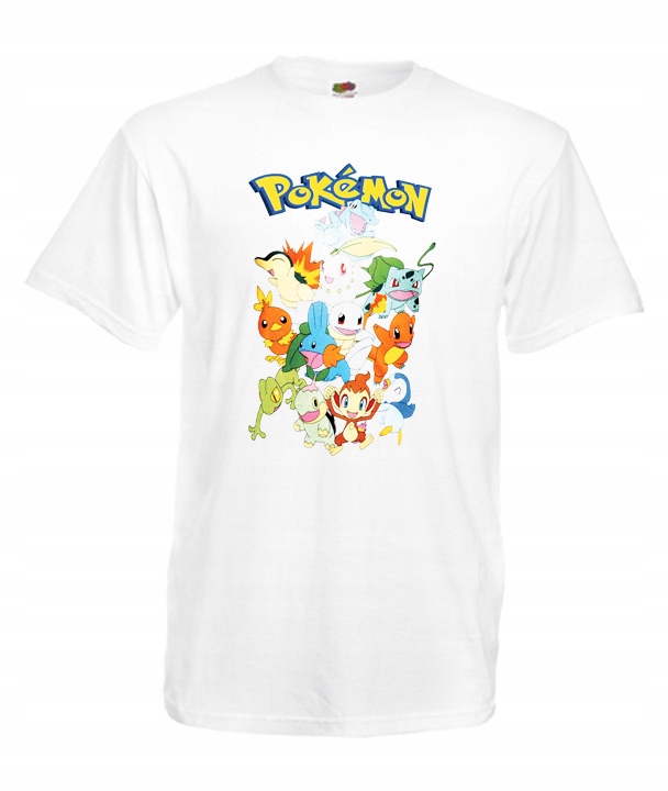 

XXL Koszulka Męska Pokemon Go Pikachu Pokeball