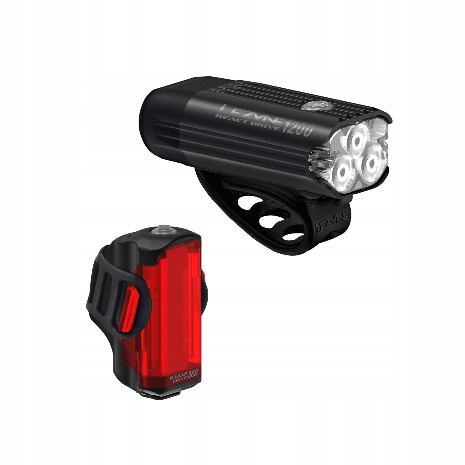 Lezyne Radar React System Matte Black (1-led-43p-v117)