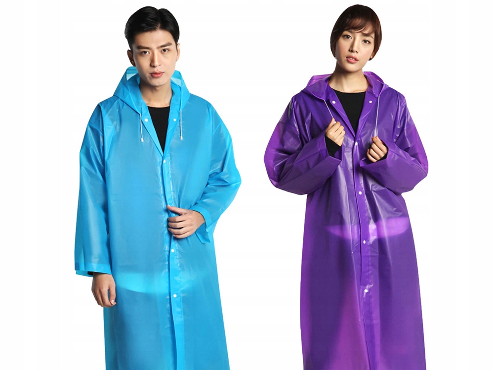 PŁASZCZ PRZECIWDESZCZOWY KIESZONKOWY PELERYNA PRZECIWDESZCZOWA PONCHO DUŻY Marka inna