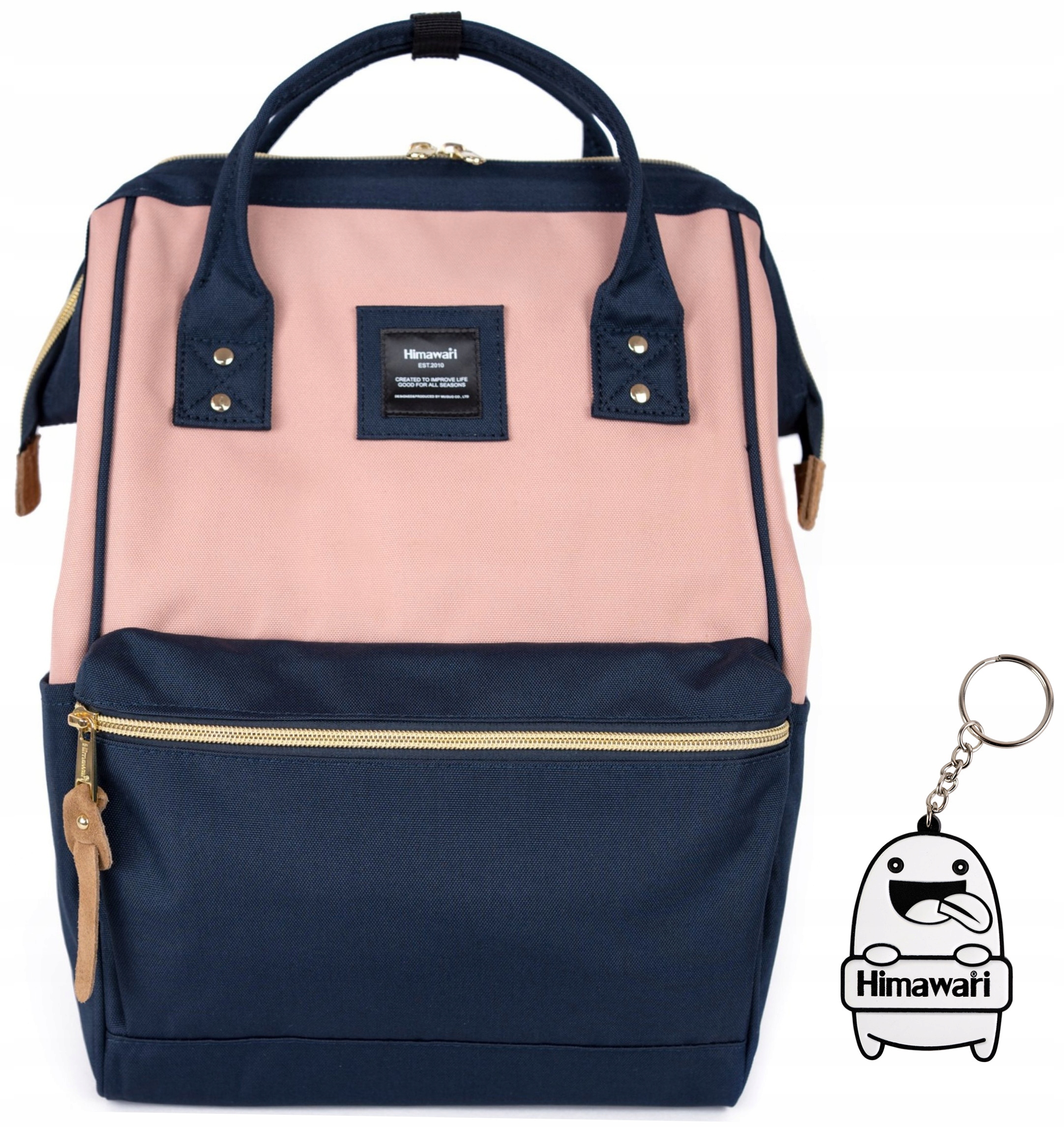 Batoh Himawari Dual M multifunkční na nákupy, Usb, tmavě modrý