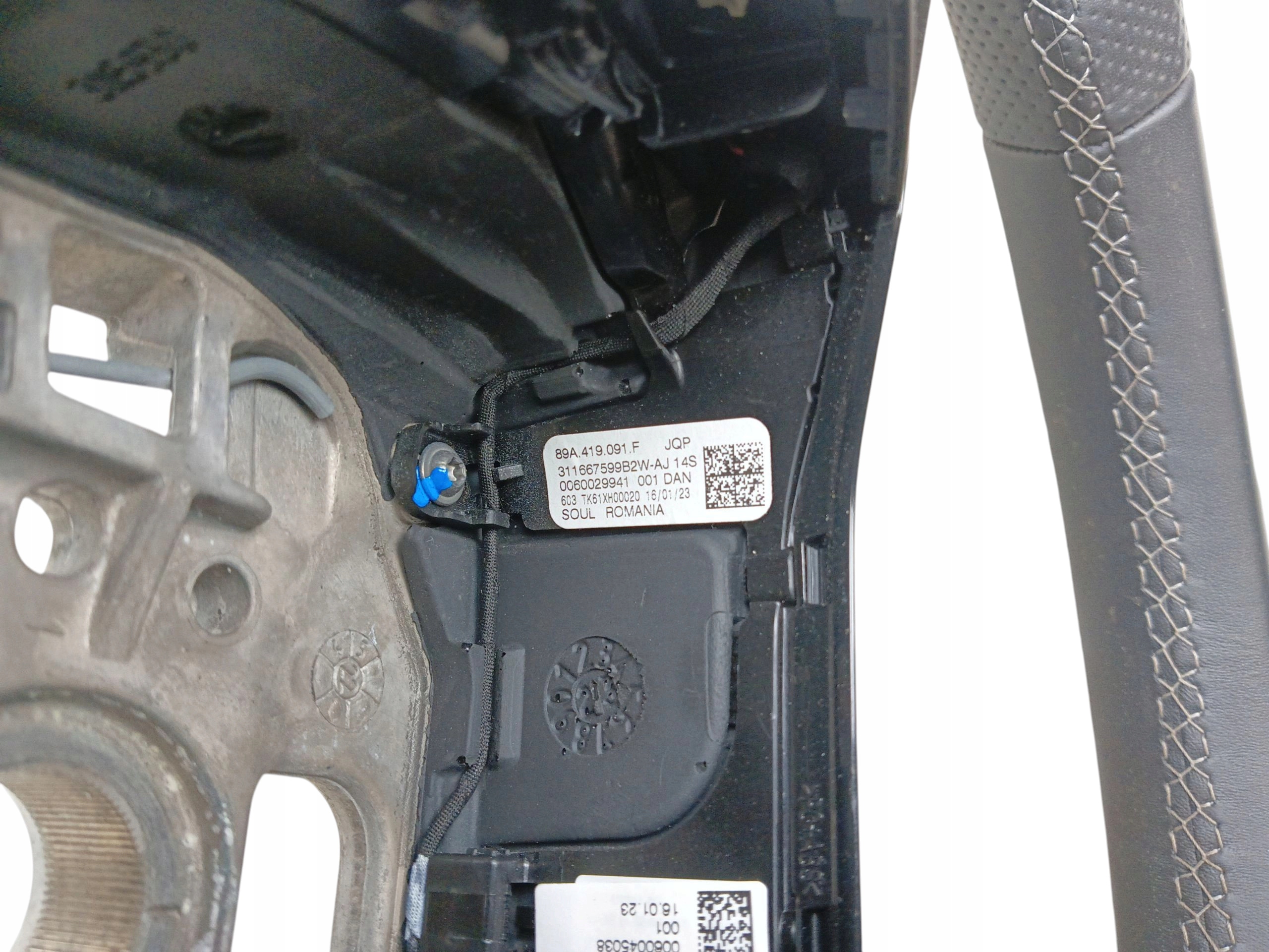 lenkrad Leder MULTIFUNKCJA AUDI Q4 E-TRON S-LINE 89A419091F