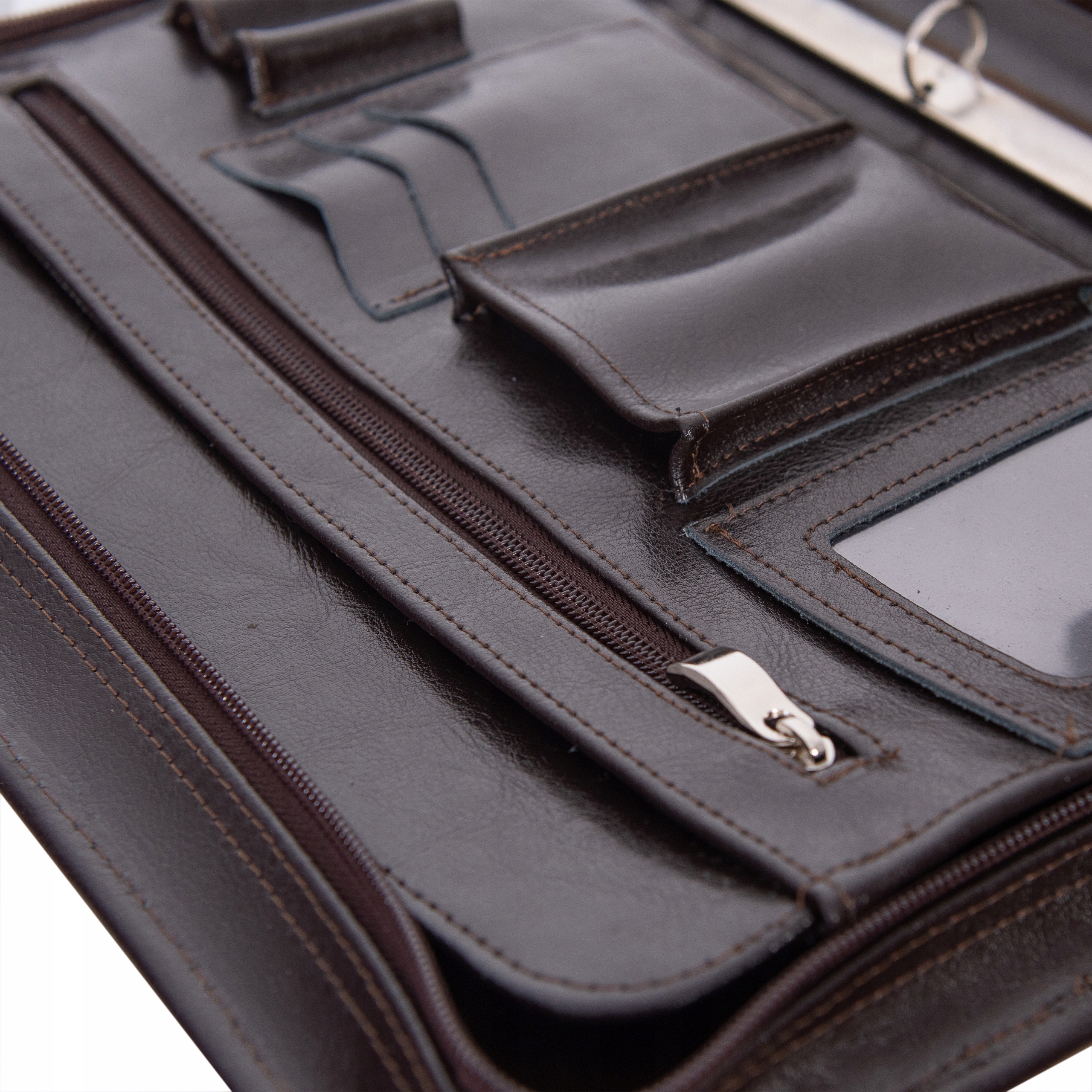 Organizer Teczka Aktówka A4 skóra NATURALNA czek. Marka inna