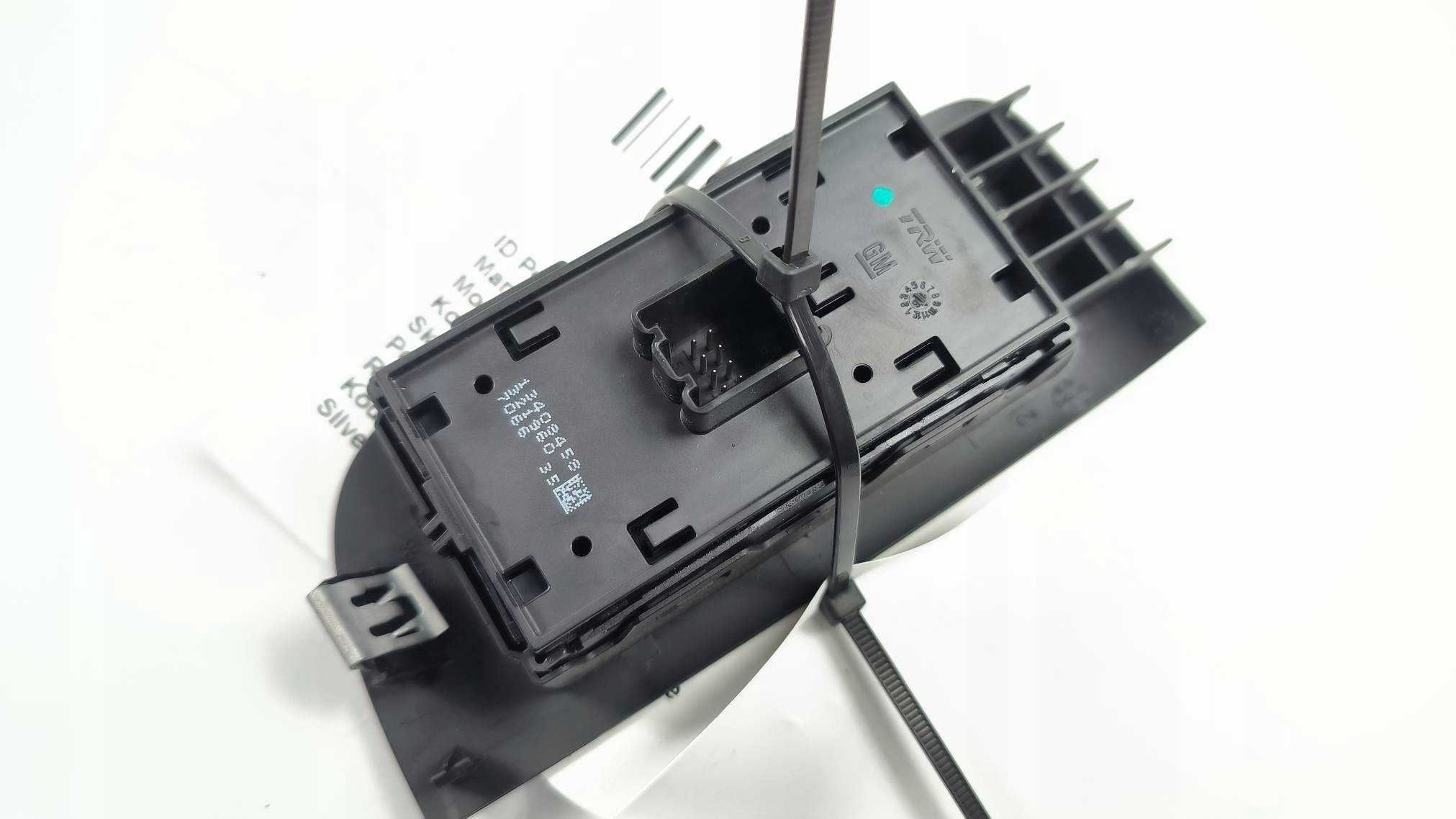 control panel of the window 13408458 OPEL ZAFIRA C LIFT