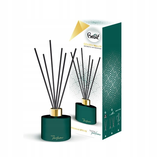 BRAIT Home Parfum Sticks Osviežujúce tyčinky + Olej Golden Valley 100Ml