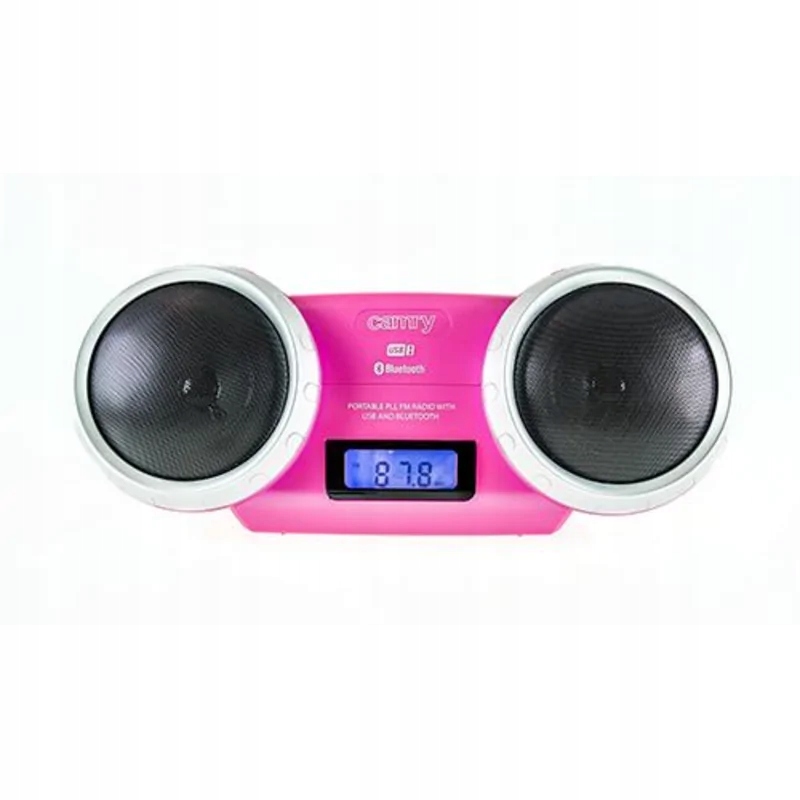Radio Bluetooth CR 1139 Pink - USB, FM, AUX, Przenośne