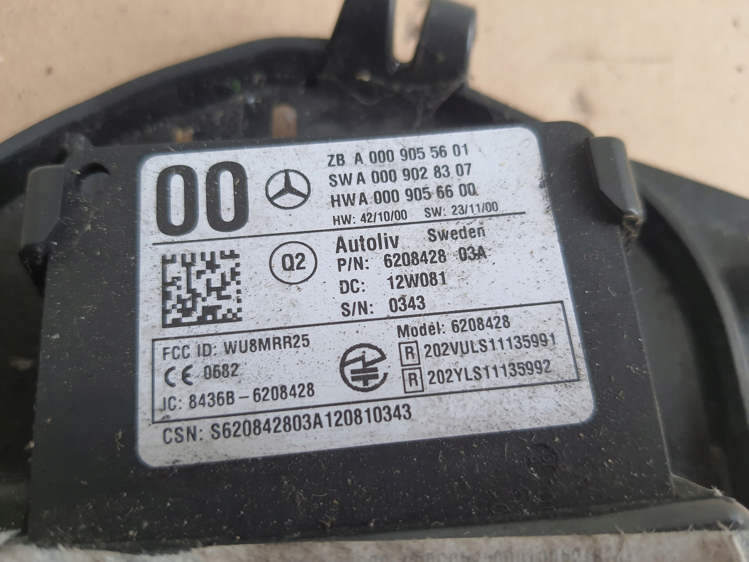 MERCEDES DISTRONIC A0009055601