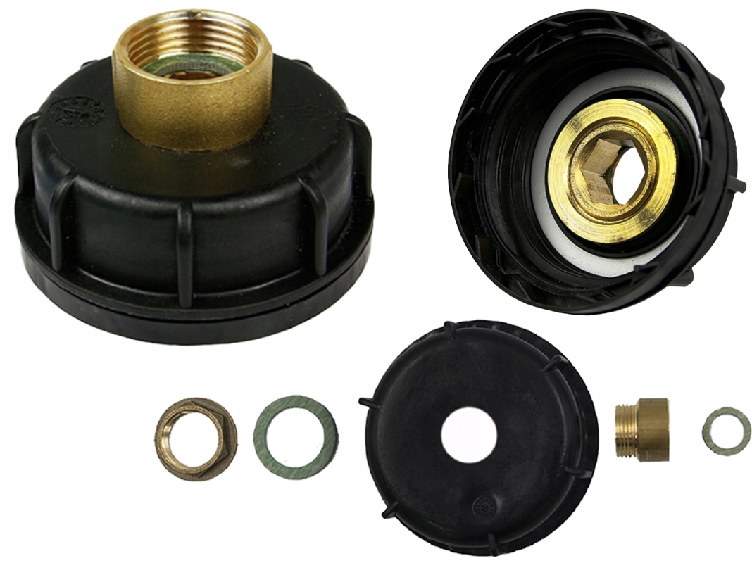 

Korek Gw 1 cal nakrętka zawór Ibc mauser adapter