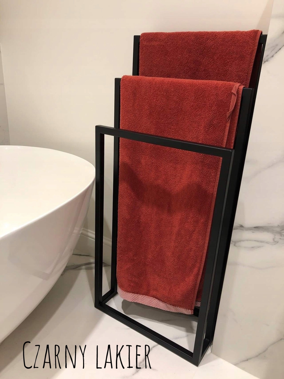 Wieszak na ręczniki ŁAZIENKOWY v3 stojak LOFT Szerokość 400 mm