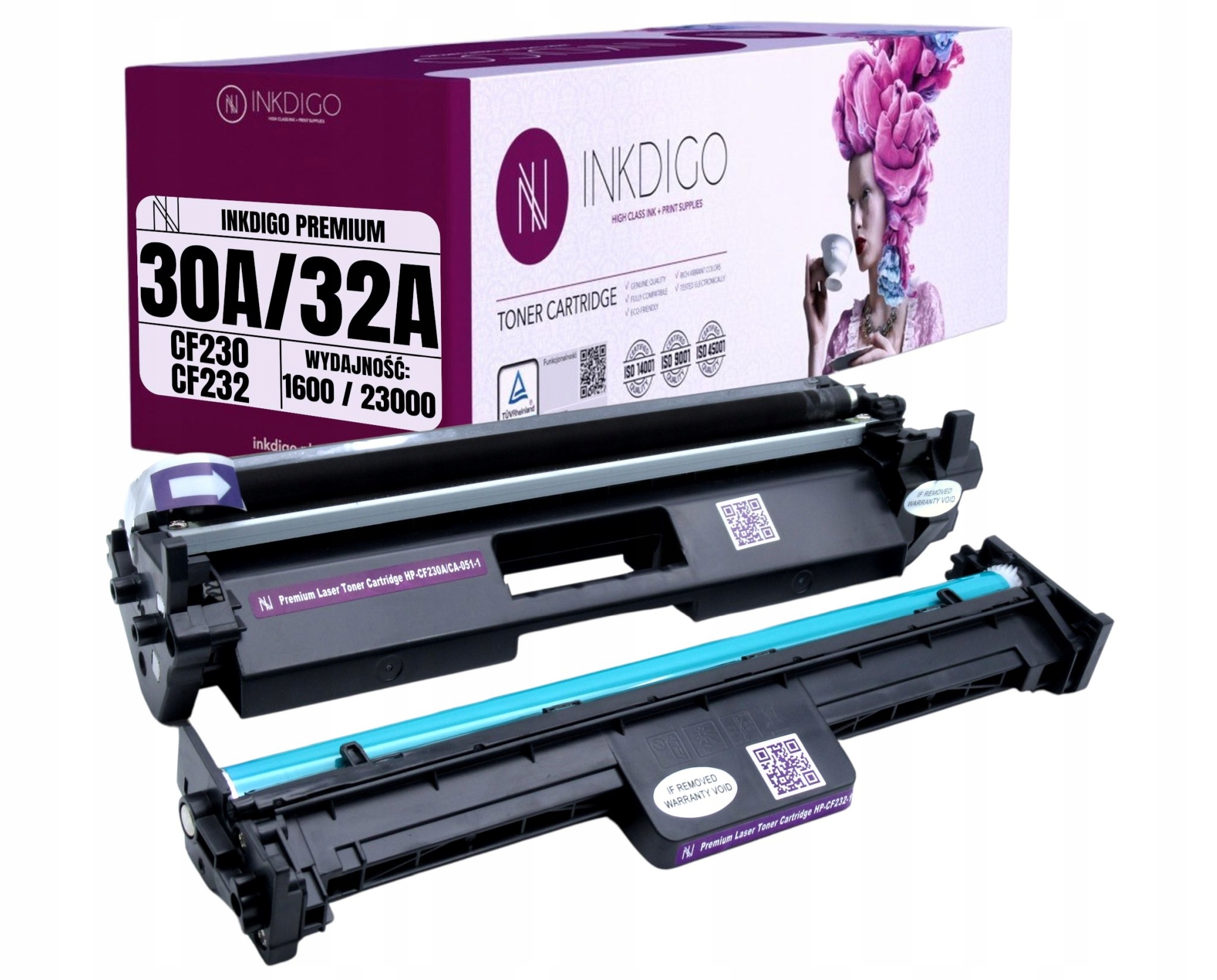 CF230A CF232A Toner+buben Náhrada Pro Tiskárny Hp Laserjet M148 M203 M227