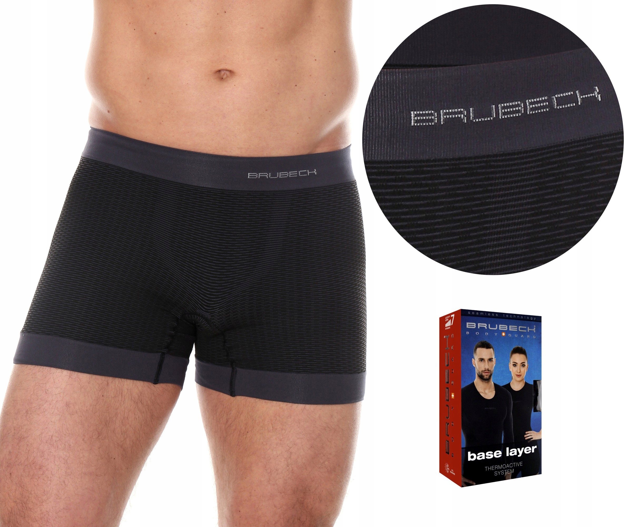 Bokserki ODDYCHAJĄCE FITNESSOWE Brubeck Pro -XL