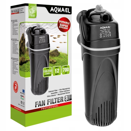 Aquael Filtr wewnętrzny Fan 3 Plus do akwarium 150-200L wydaj. 700l/h