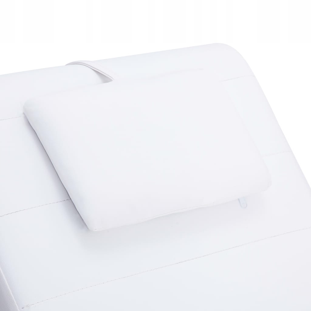 Szezlong VidaXL 281285 biały Wysokość mebla 79 cm