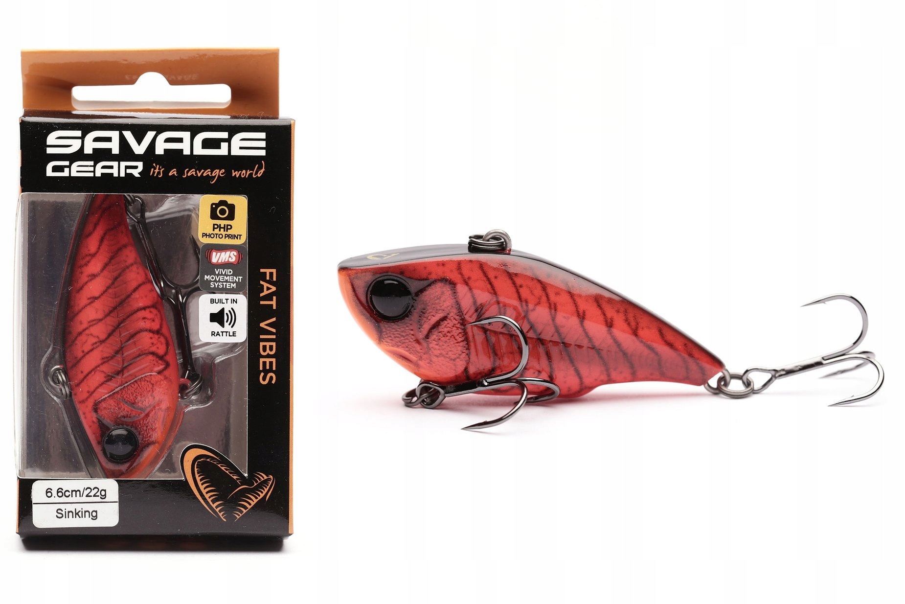 PRZYNĘTA SAVAGE GEAR FAT VIBES - RCR-6,6 cm Marka Savage Gear