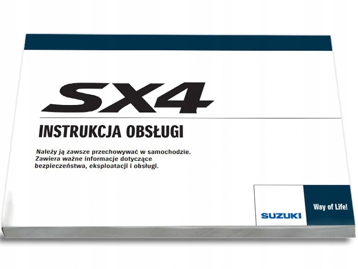 Suzuki SX4 2012-2014 Lift Instrukcja Obsługi Polski