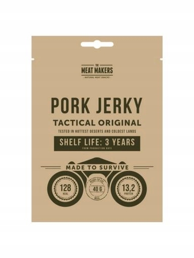 4x The Meat Makers Taktické sušené vepřové maso 40 g