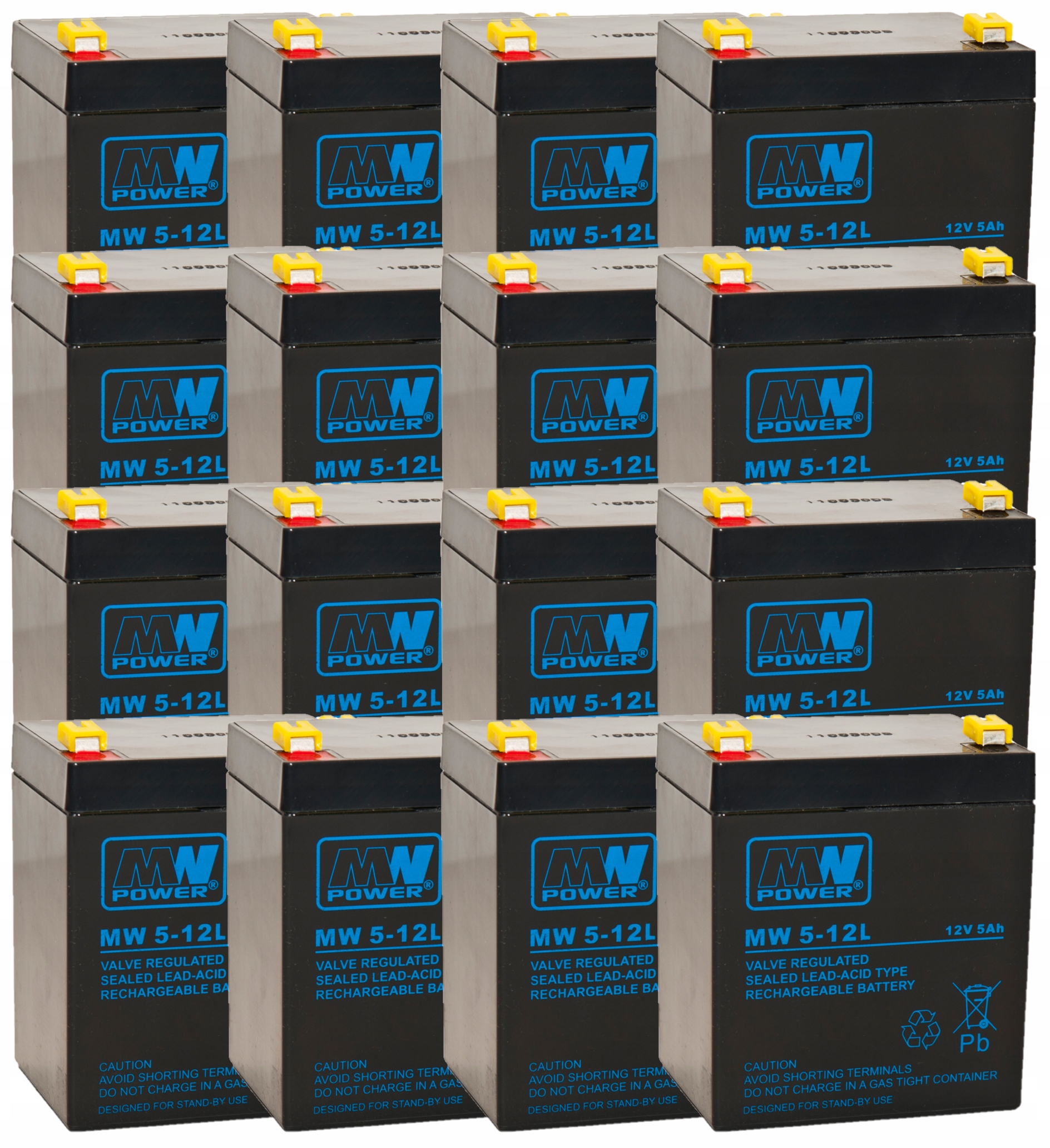 APCRBC134 RBC 134 ZESTAW AKUMULATORÓW PAKIET BATERII UPS APC 16x MW 5-12L