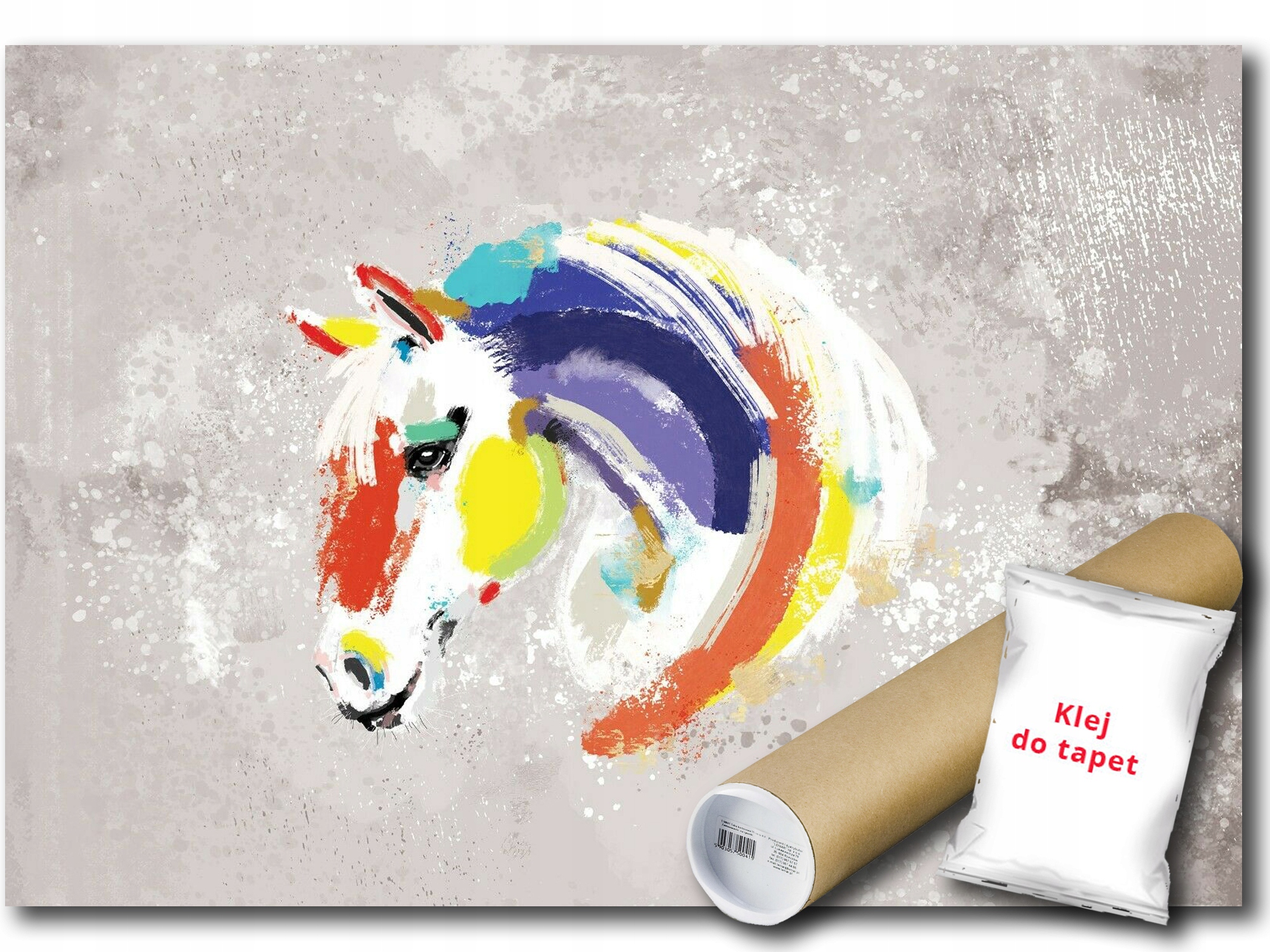 Fototapeta Flizelina Kůň Graffiti Mural 368x254