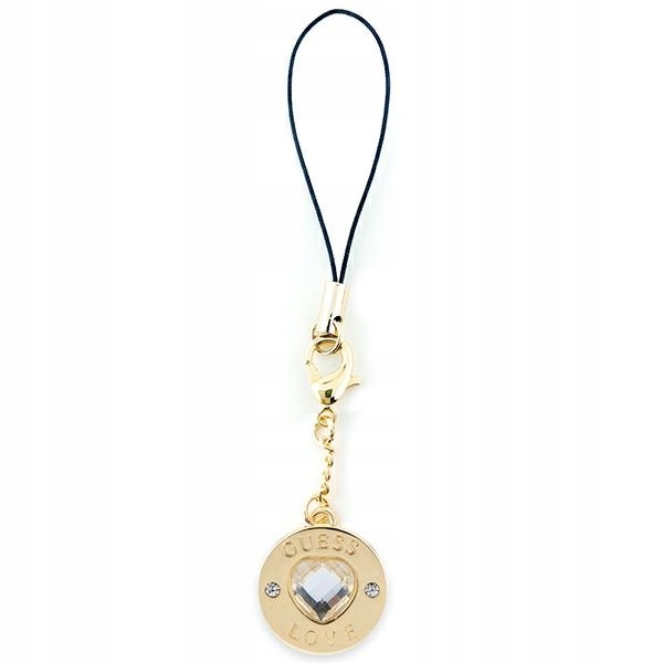 Zawieszka Guess Heart Diamond Charm with Rhinestones złota Guess