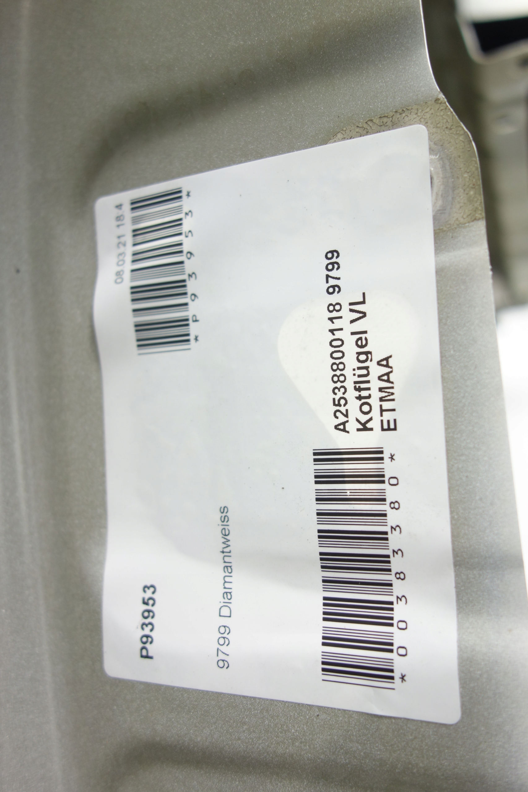 fender left front MERCEDES W253 GLC 799