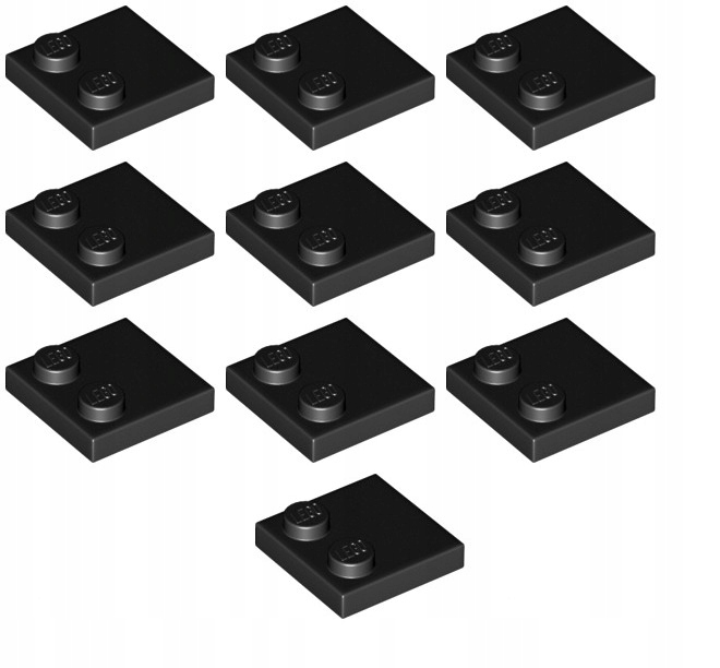 

Lego 33909 Płytka 2x2 Czarna Nowa (1g) 10 szt