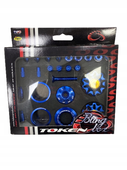 Zestaw Token bling box 12T Campagnolo niebieski
