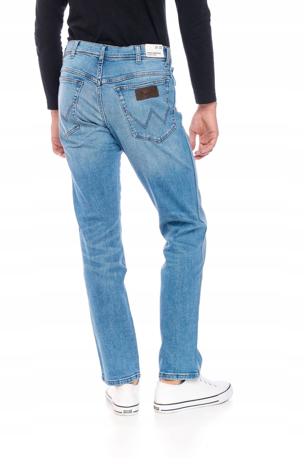 Pánské zúžené džíny Wrangler Texas Taper Blue Fever W12TQ892R 36/34