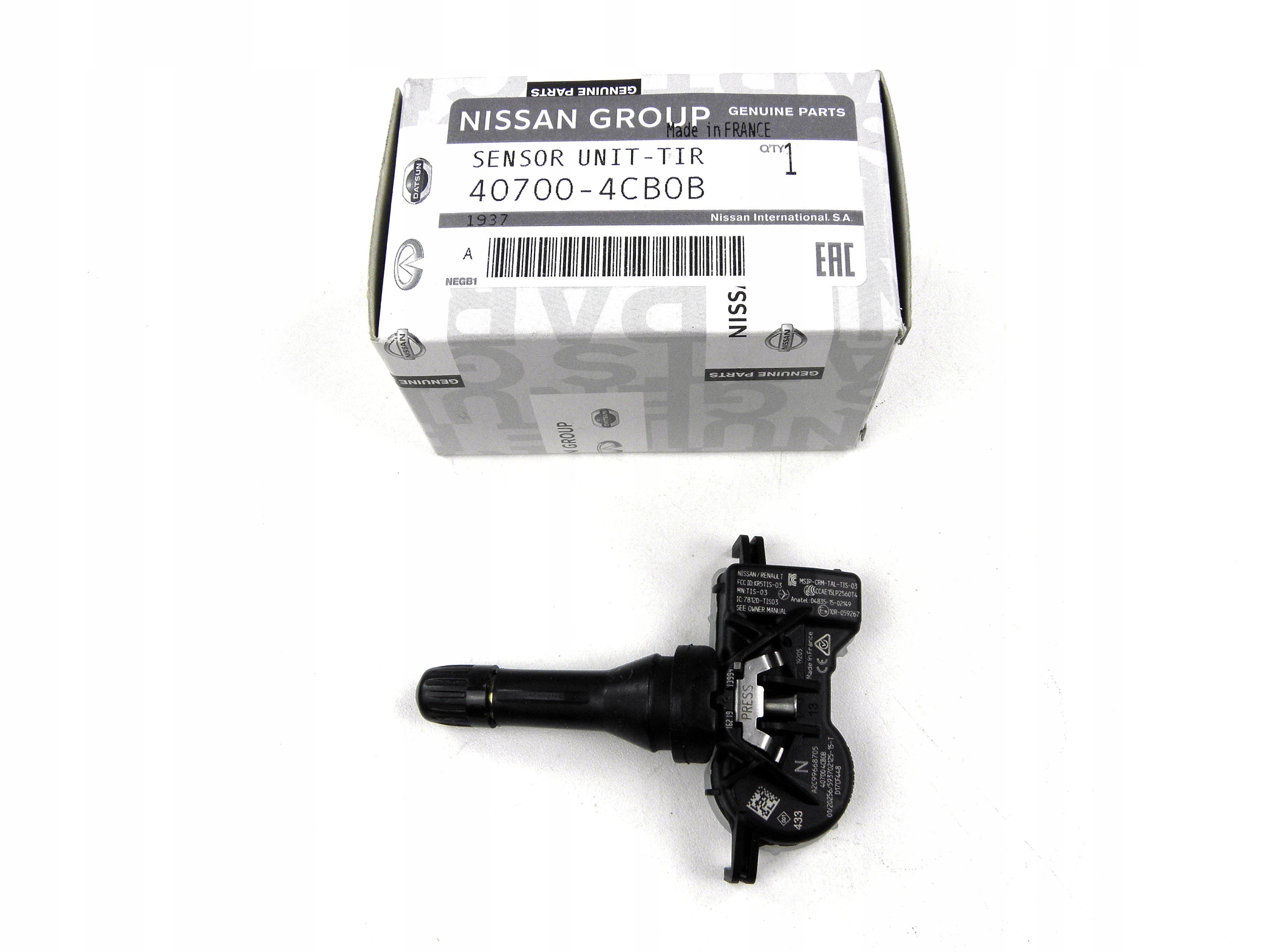 ДАТЧИК ТИСКУ В ШИНАХ КОЛЕСА RENAULT KOLEOS II ORG