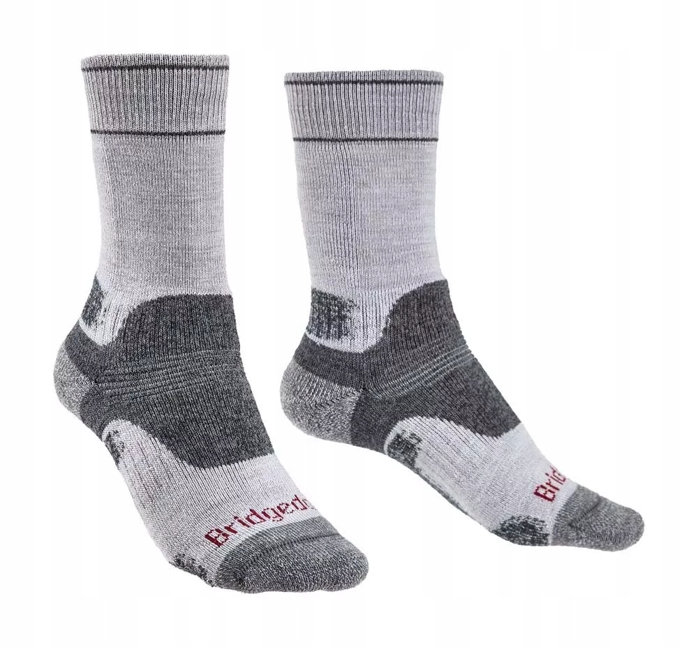 Skarpety Bridgedale Hike damskie midweight 41-43 grey