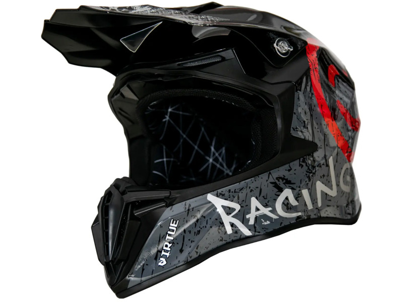 Kask motocyklowy TORQ-902 Czarno-szary (Rozmiar XL)