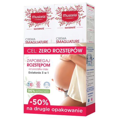 Mustela Maternite Krem na rozstępy 3w1, 2x250ml