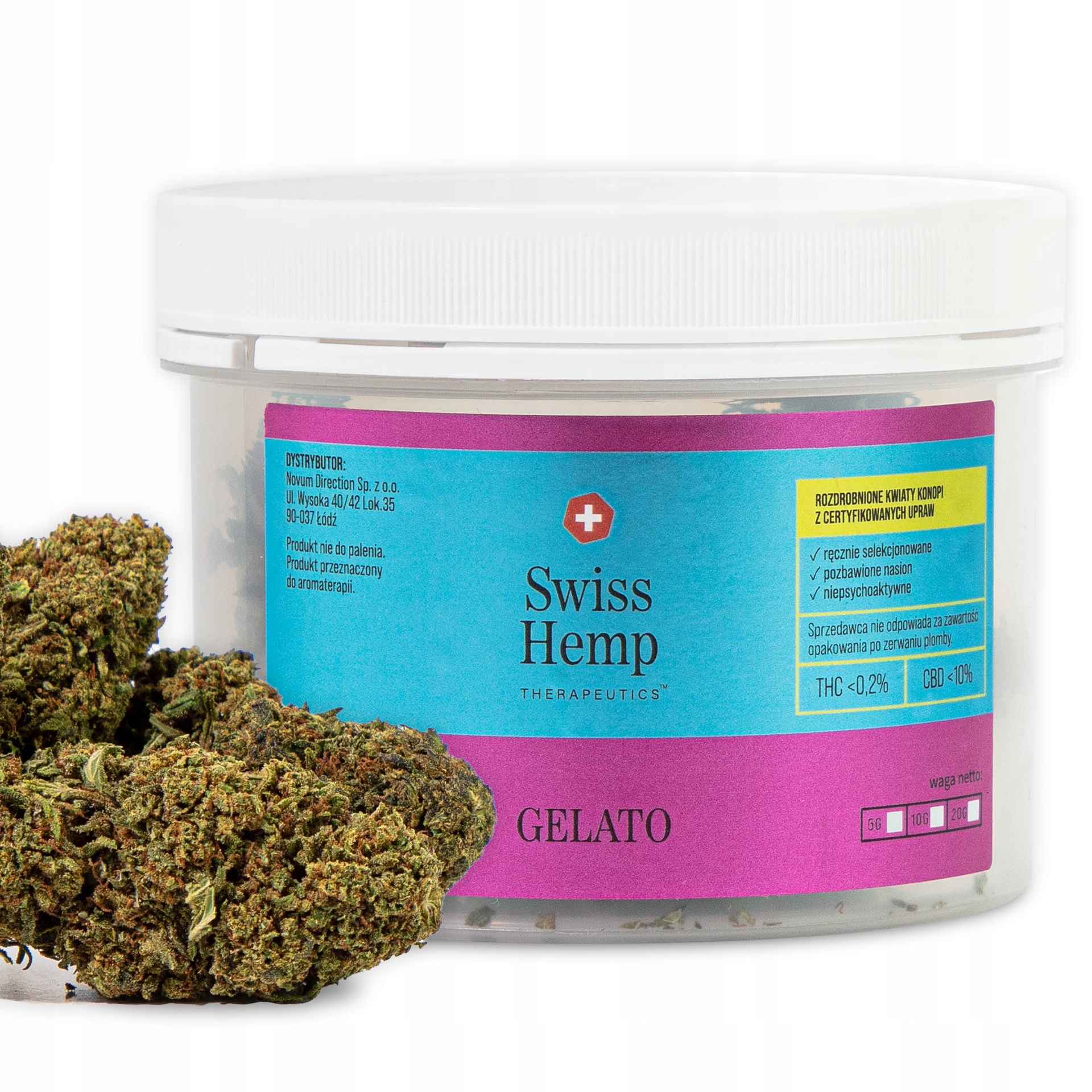 

Susz Konopny Cbd Gelato Kwiaty Premium 10g