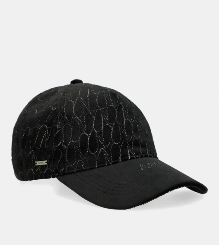 Kšiltovka Anekke 39491-021 univerzální černá stříbrná ozdoba