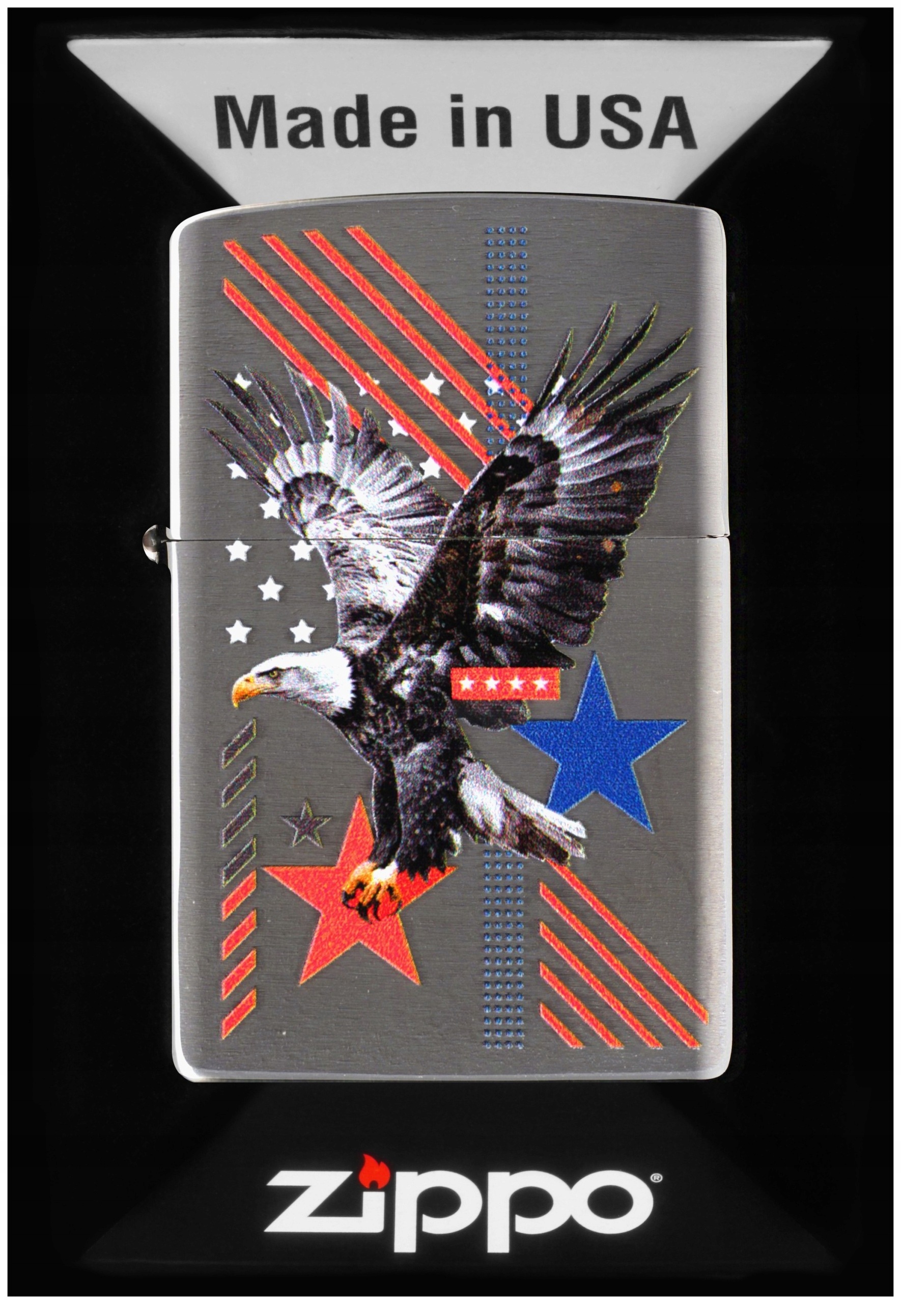 Zapalovač Zippo Eagle And Stars Design 60007531
