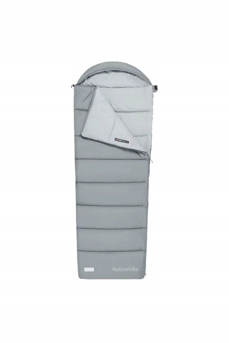 Naturehike Turistický spací pytel MS500 CNK2350WS023 220x80 cm šedý levý