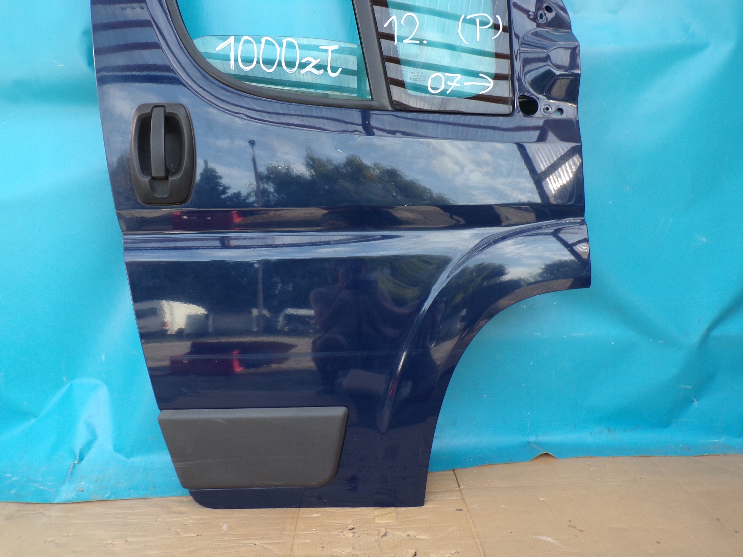 DUCATO JUMPER BOXER door front front right colour GRANAT