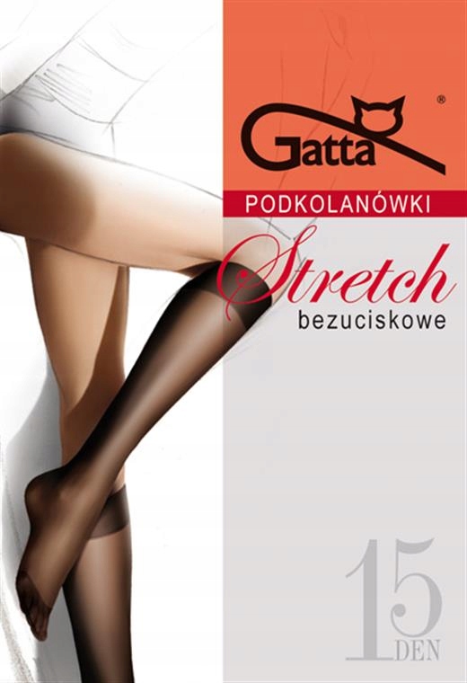 

Podkolanówki Stretch 15 Den Gatta 2-PAK: daino,