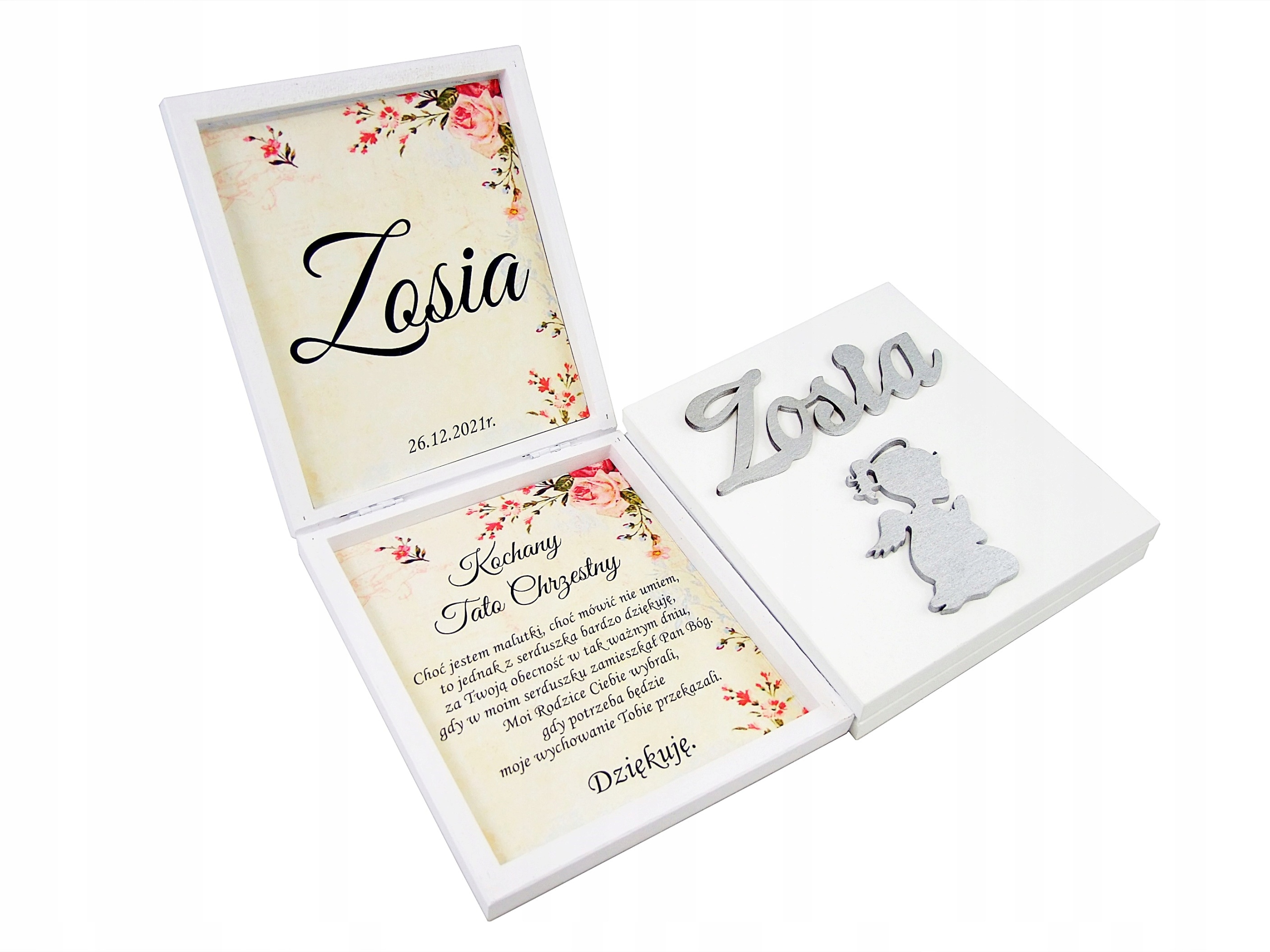 Chrzest Podziękowanie Dla Rodziców Chrzestnych Rodzaj inny