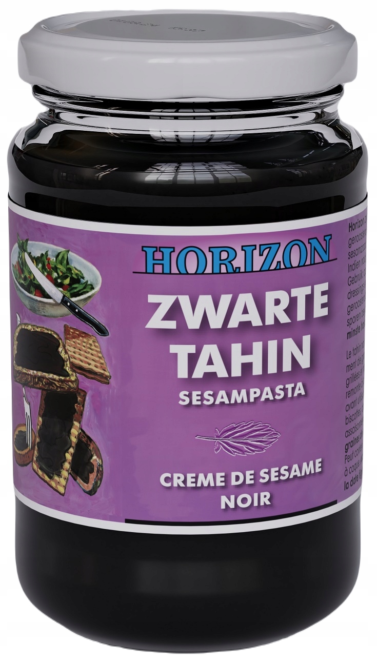 Levně Tahini Černé (sezamová Pasta Z Černého Sezamu) Bezlepkové Bio 350 g H