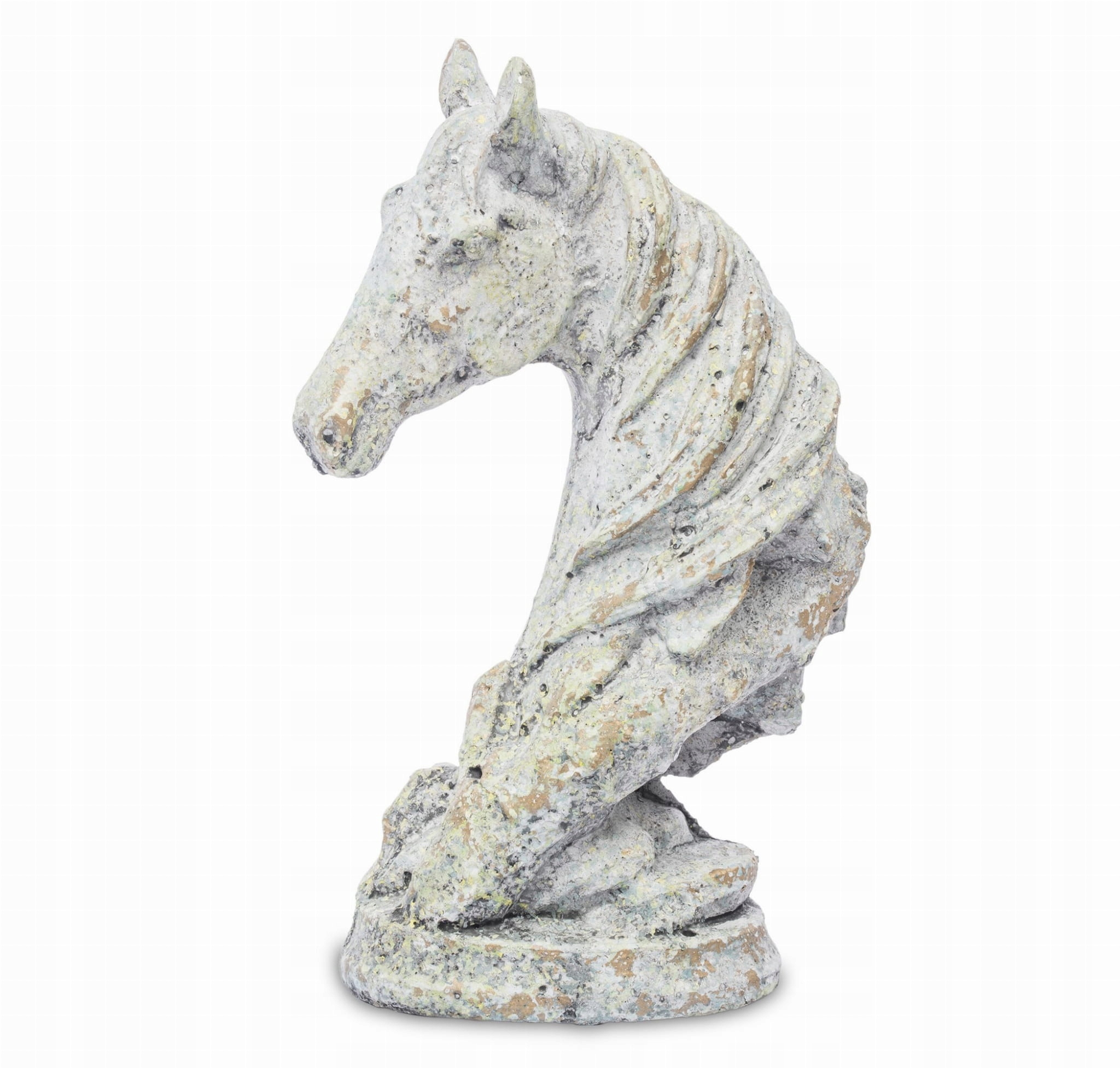 Dekorativní figurka hlava koně 17x10x28 cm