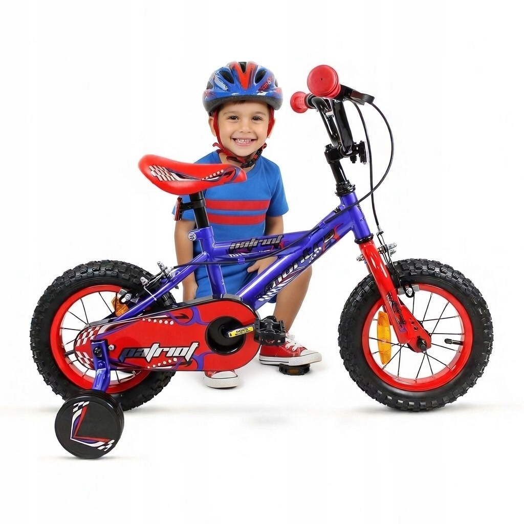 Rower Dziecięcy Dla Chłopca Patriot 12" Niebieski