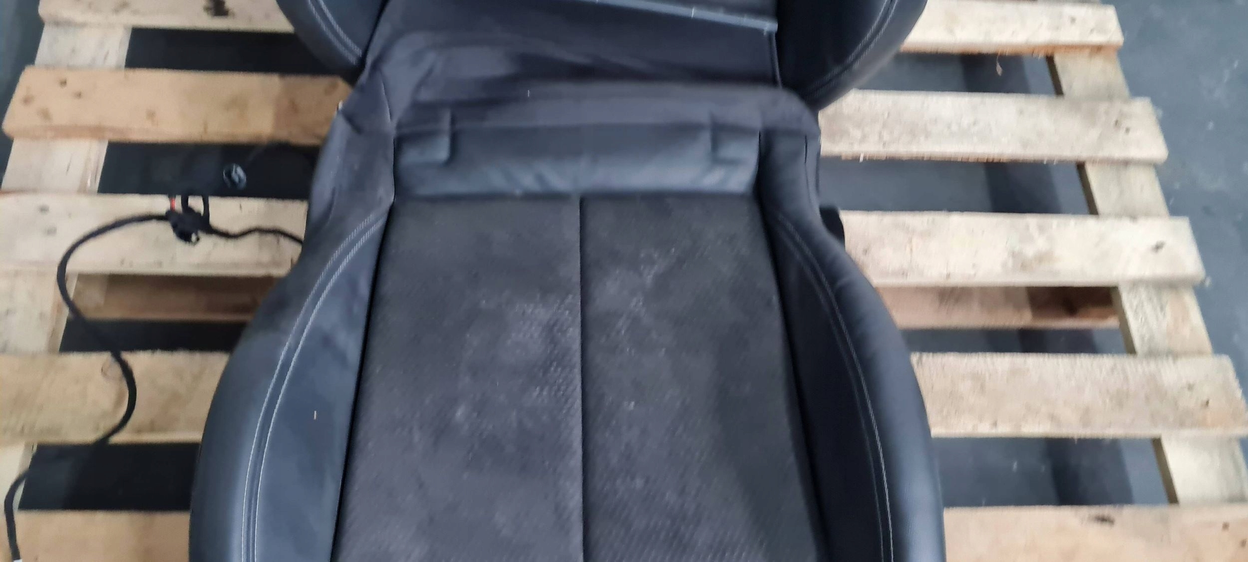 A6 C8 4K leather seat seat side SIEDZISKO left front SLINE ALCANTARA