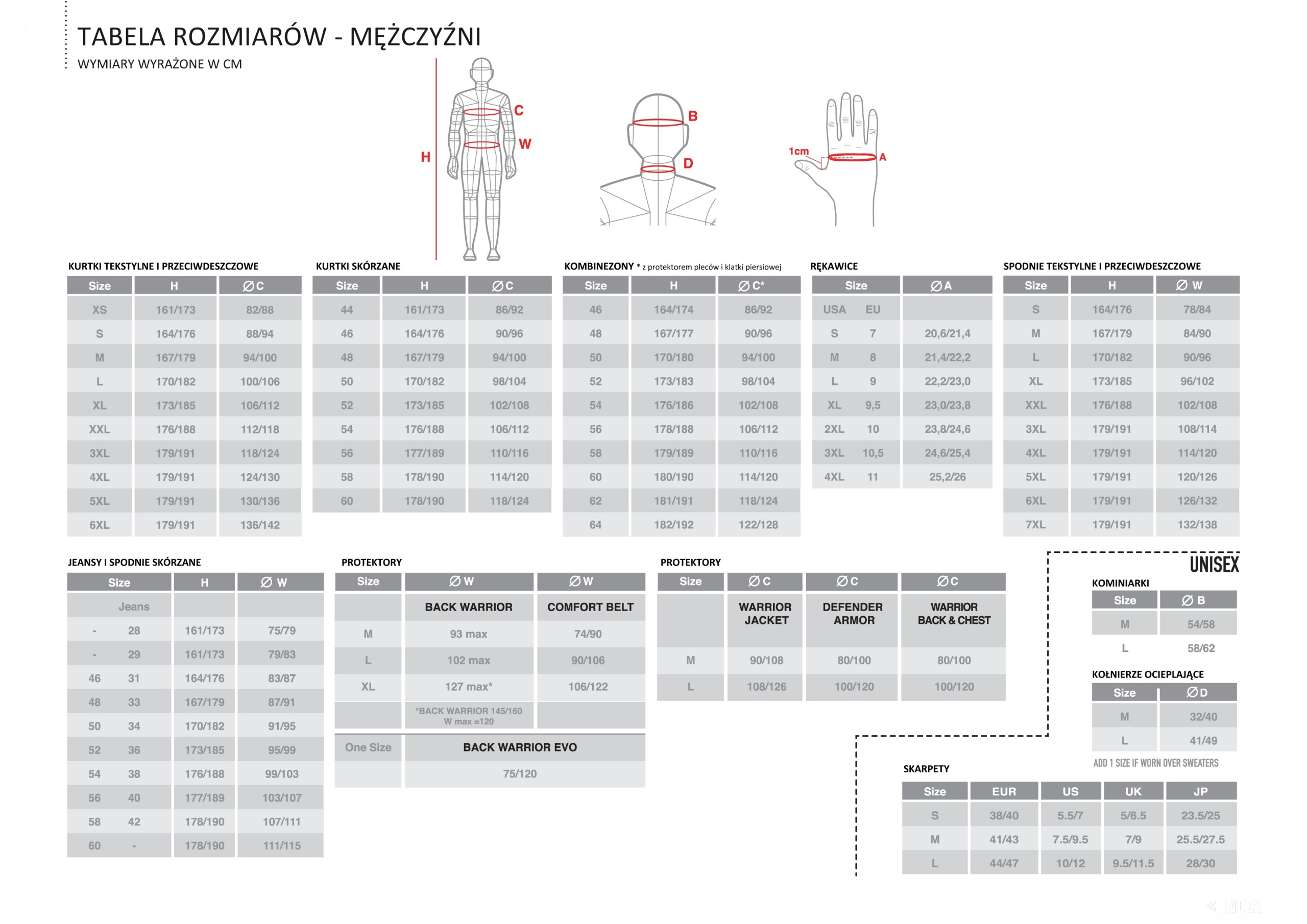 SPIDI DARKNIGHT Męska skórzana kurtka motocyklowa Rozmiar 58