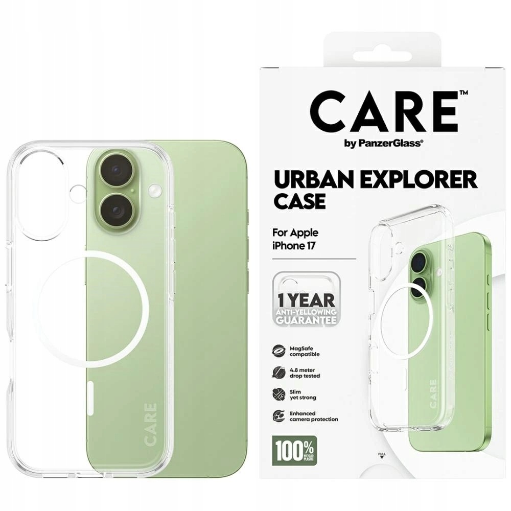 Etui PanzerGlass Care Flagship Urban Explorer White MagSafe iPhone 17