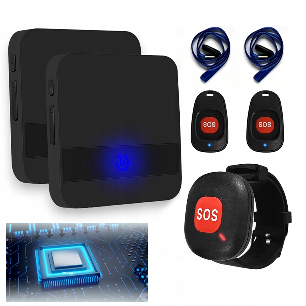 Alarm Pro Seniory Se Staršími Nemocemi, Tlačítko Přivolání Pomoci, NÁRAMEK3+2