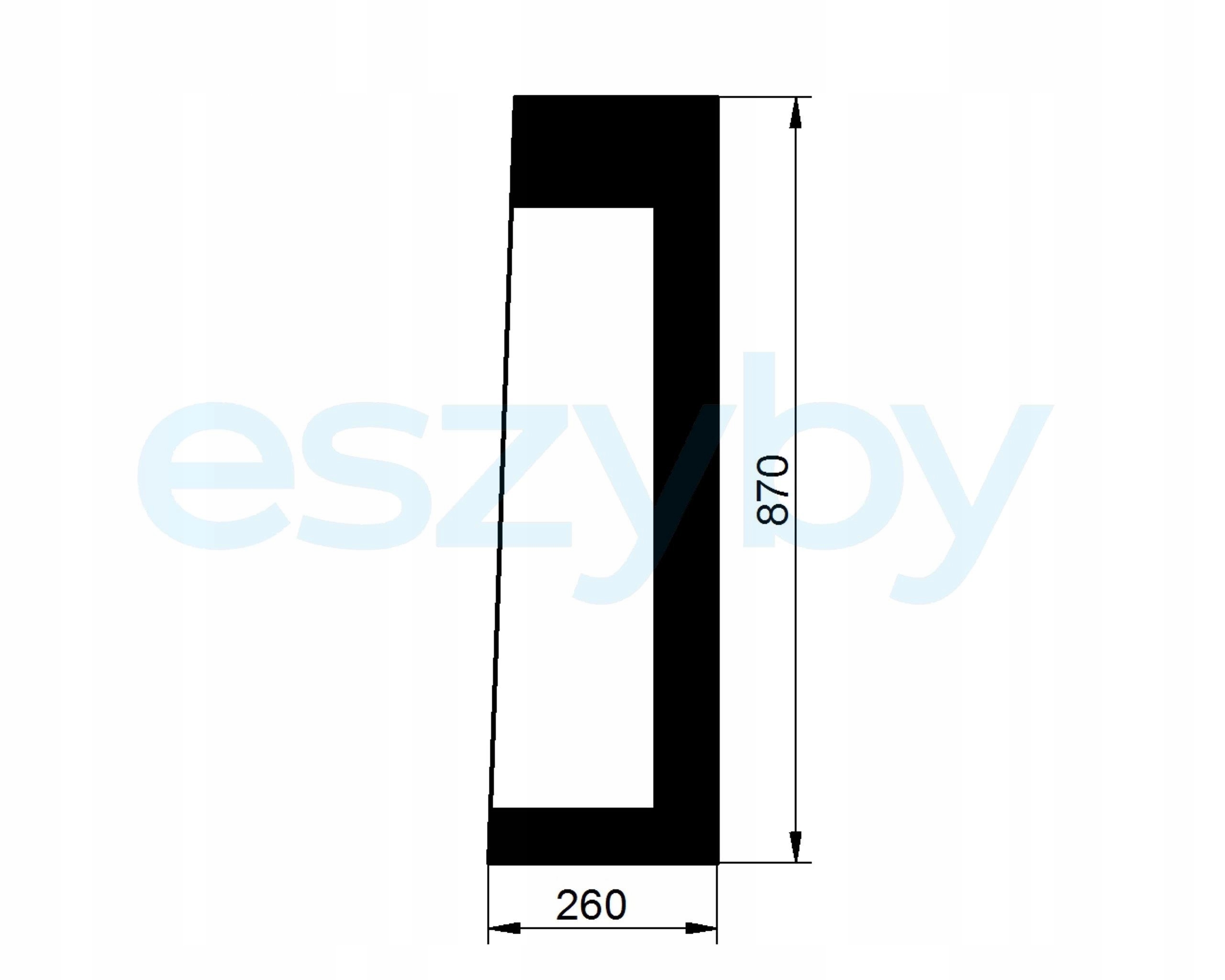 sklo minibagr Komatsu Pc zadní 22M-54-24251