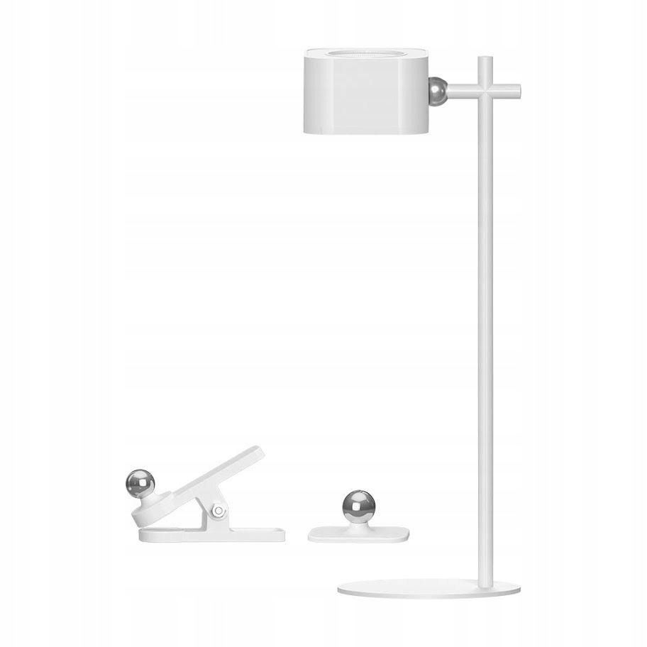 V-tac Stolní lampa 4v1 35 cm nástěnná lampa klip svítilna 3W Led Cct bílá